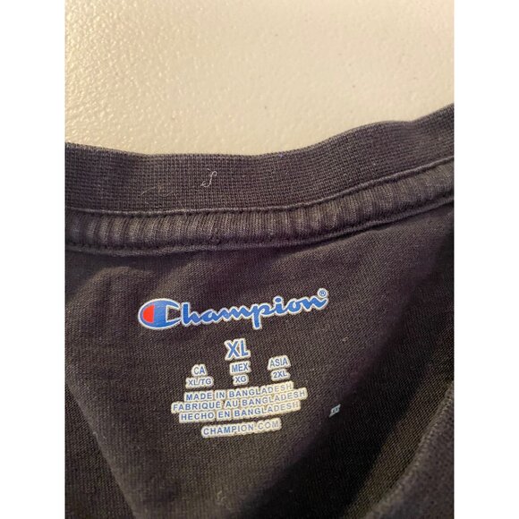 Champion Arizona Coyotes Black T-Shirt Short Sleeve Embroidered Logo XL - Picture 4 of 10